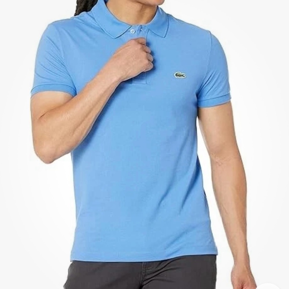 Lacoste Men's Light Blue Polo Shirt